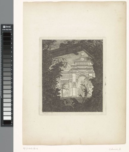 Landscape with an arch and other ancient remains