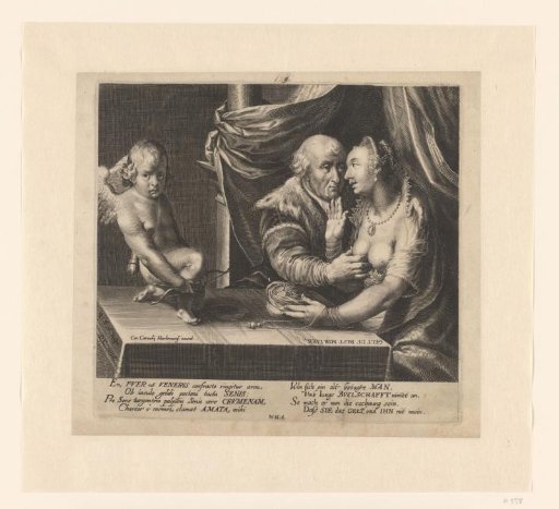 Unequal lovers with Cupid