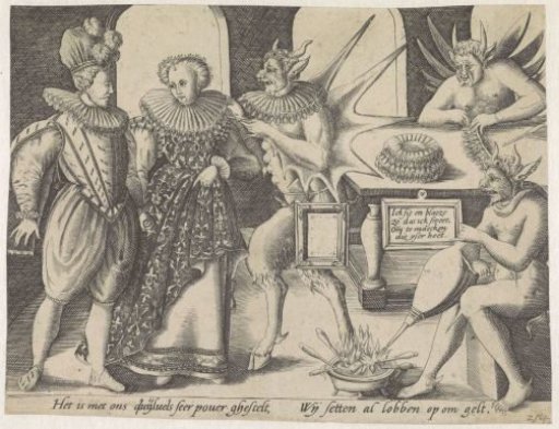 Allegory of the ruff as the devil's work