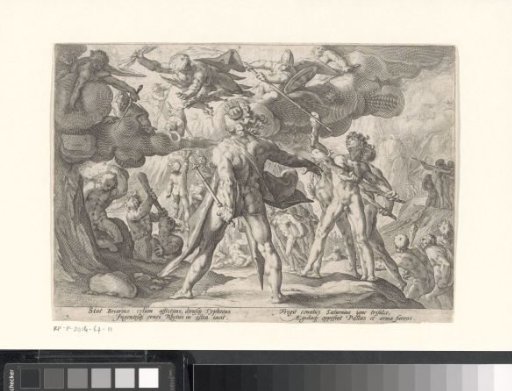 Battle between the gods and the giants