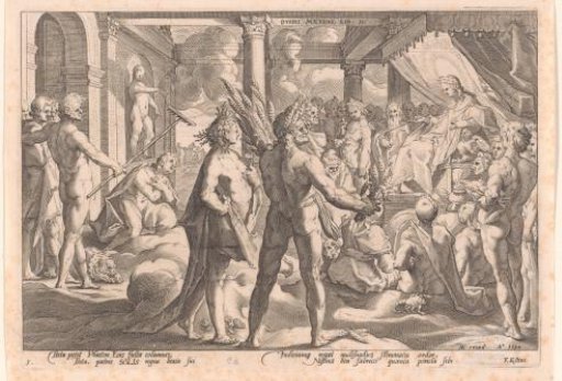 Phaëthon asks Apollo if he may ride in his chariot