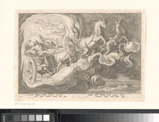 Phaethon drives in the sun chariot