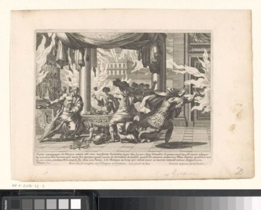 Apollo and Diana slay the children of Niobe