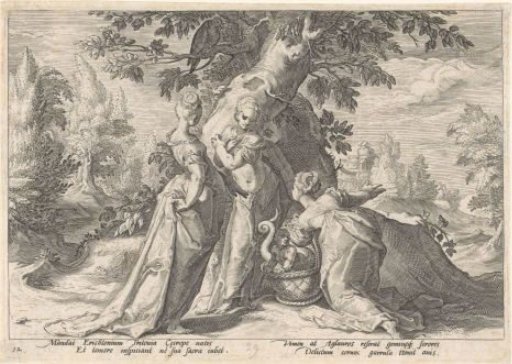 The Daughters of Cecrops Open the Basket of Minerva