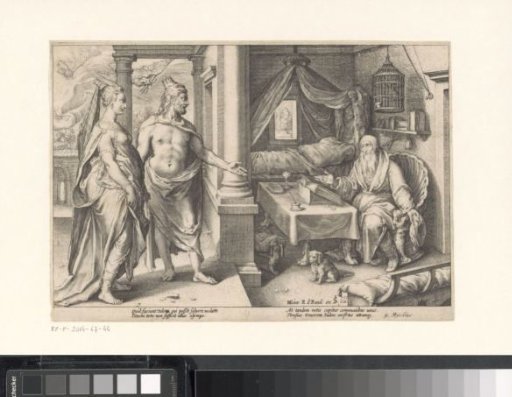 Jupiter and Juno consulting Tiresias