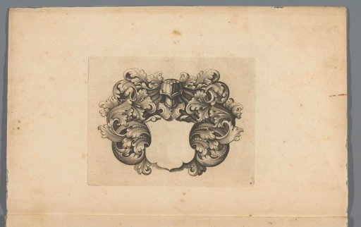 Cartouche for a Coat of Arms