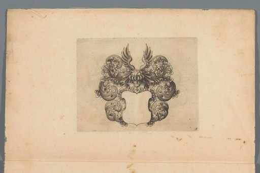 Cartouche for a Coat of Arms