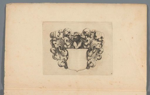 Cartouche for a Coat of Arms