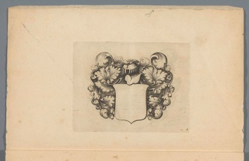Cartouche for a Coat of Arms