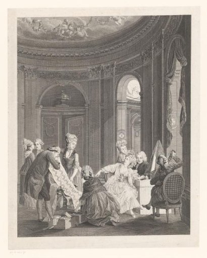 Interior with a Cloth Merchant