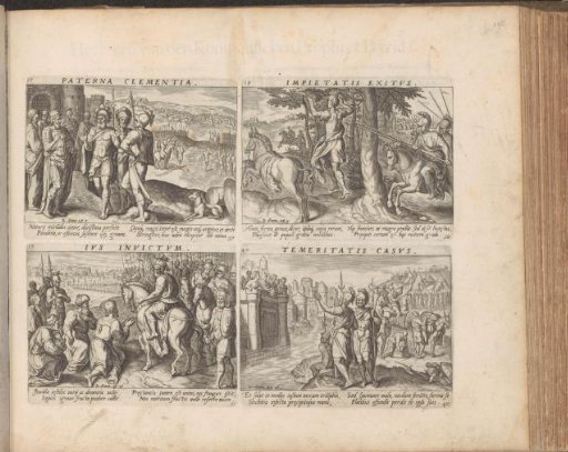 David divides his army into three / Death of Absalom / Return of David to Jerusalem / Joab is presented with the head of Seba