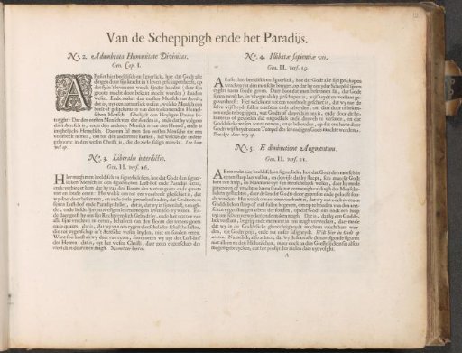 Four explanatory notes on depictions of Creation and Paradise