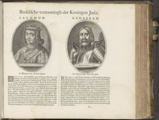 Portraits of the Kings Solomon and Rehoboam