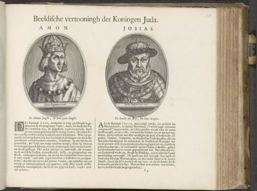 Portraits of the kings Amon and Josiah