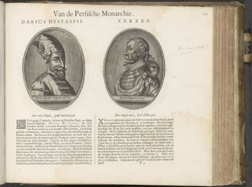 Portraits of the kings Darius I and Xerxes I