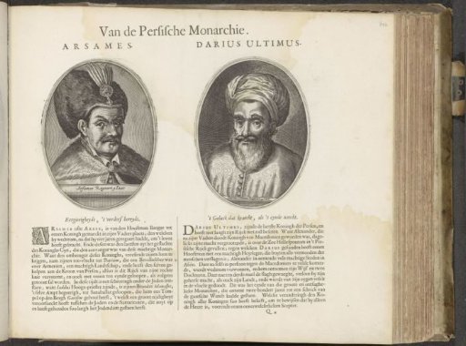 Portraits of the kings Arses and Darius III