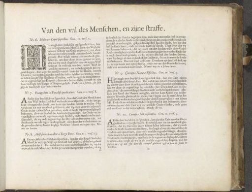 Five explanations of scenes concerning the Fall of Man