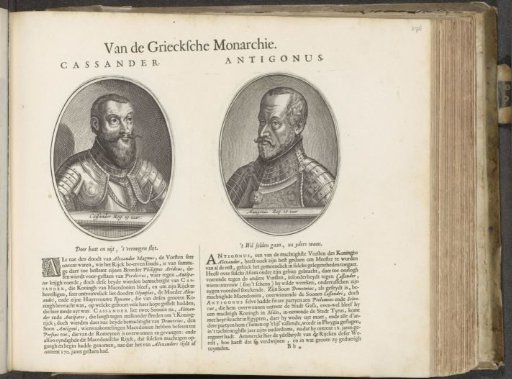Portraits of Cassander and Antigonus I