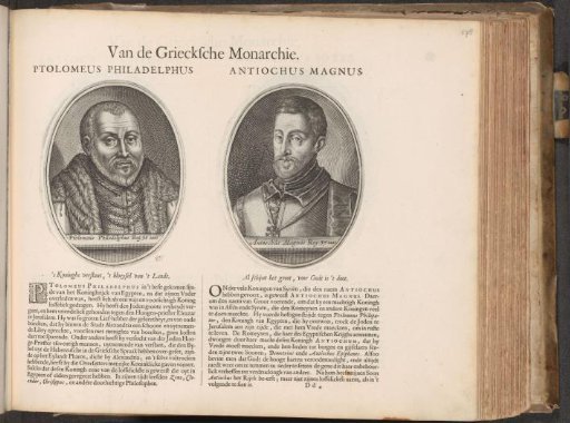 Portraits of Ptolemaeus II Philadelphus and Antiochus III the Great
