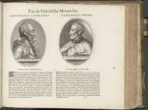 Portraits of Antiochus IV and Demetrius I
