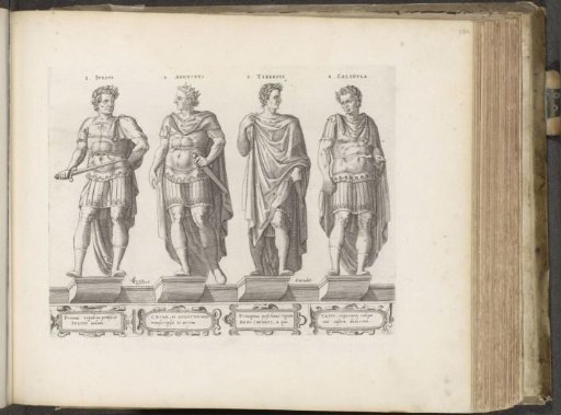 Four Roman emperors full-length