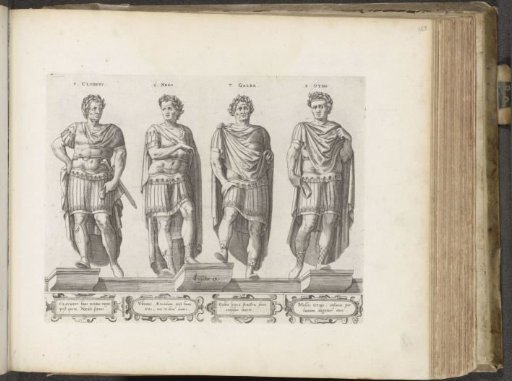 Four Roman emperors full-length