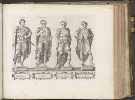 Four Roman emperors full-length