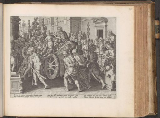Triumphal procession of Claudia and her father