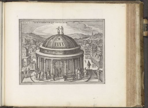 The Temptation of Christ on the Temple