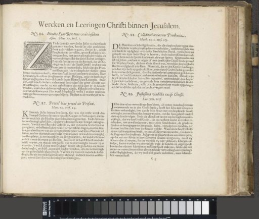 Four explanatory notes on scenes of Christ in Jerusalem