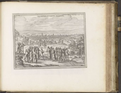 Christ in debate with the Pharisees about paying taxes to the emperor