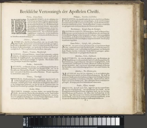 Twelve explanations of images of the apostles