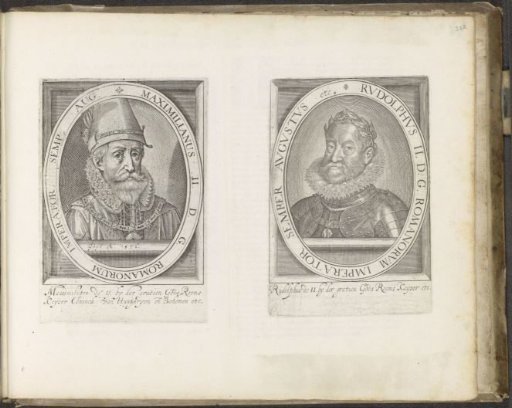 Portraits of the Emperors Maximilian II and Rudolf II of Habsburg