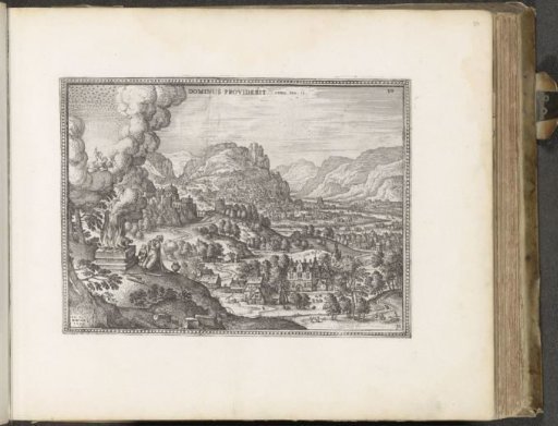 Landscape with the sacrifice of the ram by Abraham and Isaac