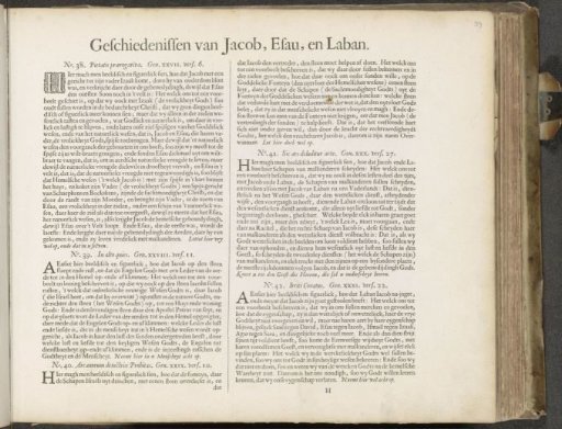 Five captions for scenes from the history of Jacob, Esau, and Laban