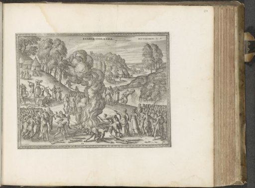 Moses burns the golden calf