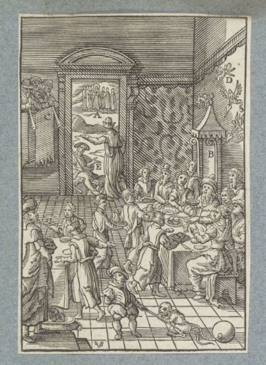 Lazarus Begging at the House of the Rich Man