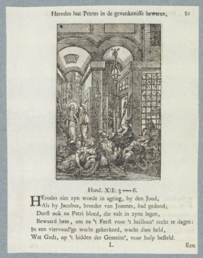 Peter Delivered from Prison by an Angel