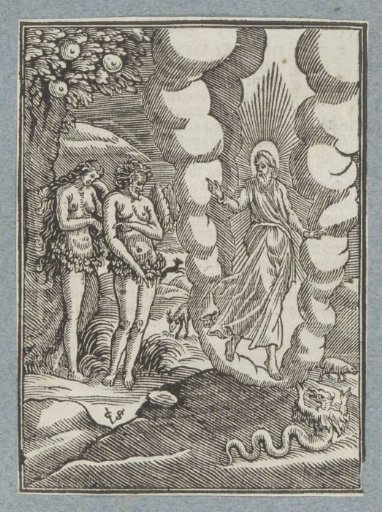 Adam and Eve Ashamed of Their Nakedness