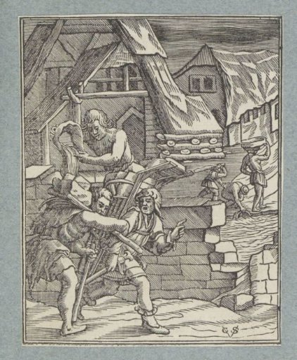 The Israelites Working in Slavery in Egypt