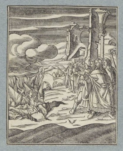 Korah, Dathan, and Abiram and Their Families Swallowed by the Earth