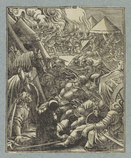 Gideon Attacks the Midianites