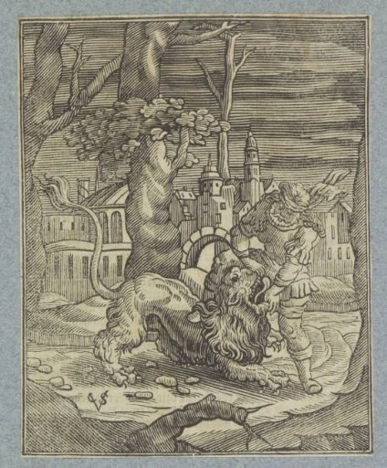 Samson Killing the Lion