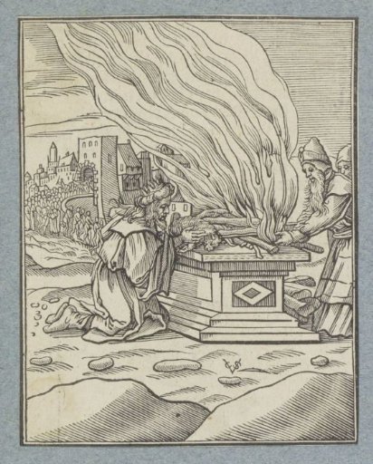 Pagan Sacrifice of King Ahaz