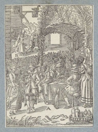 The Prodigal Son Squandering His Inheritance