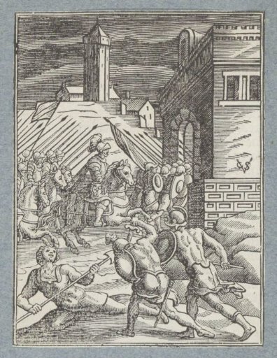 Army Enters a City