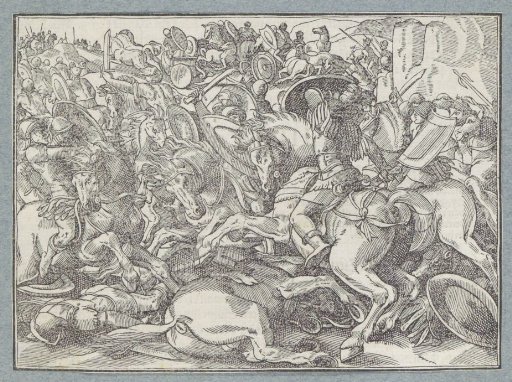 Battle on Horseback with Chariot