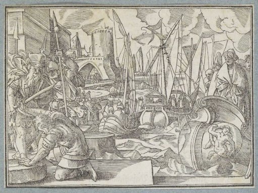 Josephus in a Boat Before the City of Tiberias