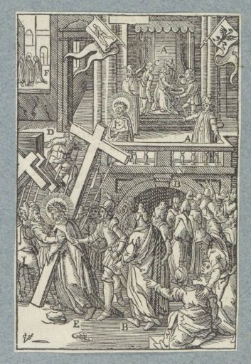 Carrying of the Cross and Pilate Washing His Hands in Innocence