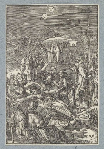 Christ Being Nailed to the Cross